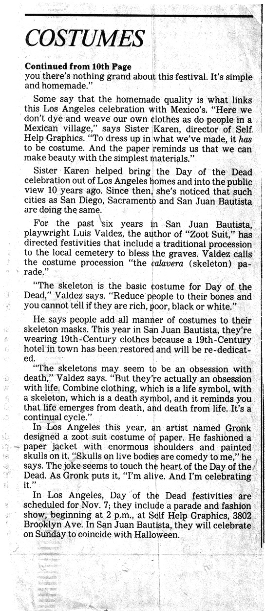 Fashion 82 Day of the Dead